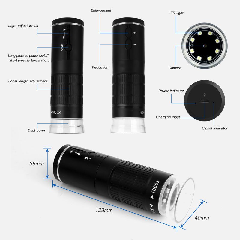 推荐Industrial Electronic Microscope 2 Million HD Digital Mo