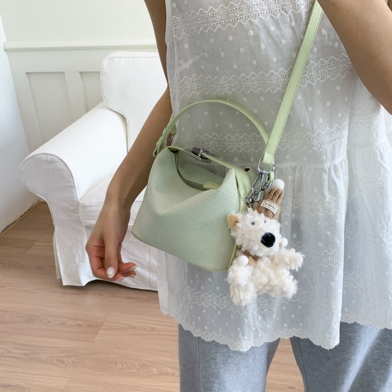 韩版ins手提小拎包女2025新款时尚简约单肩盒子包通勤百搭斜挎包