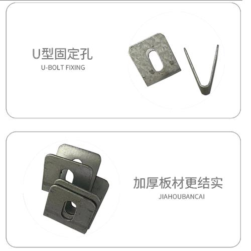 好货镀锌铁丝网围栏自攻螺丝卡扣固定器焊接钢管护栏安装连接卡子