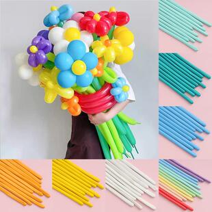新条形气球260打气筒吹气大号百变编织编织手持小丑粗长条加