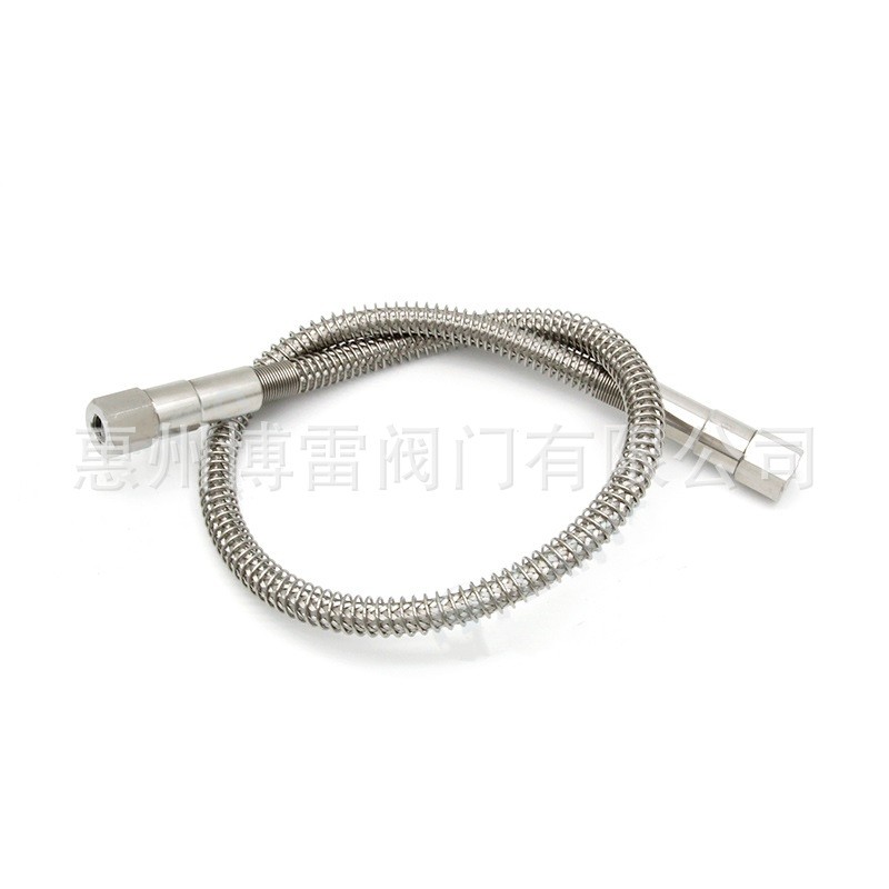 新品新品不锈钢316L高压v金属软管波纹管防爆气路管钢瓶T特气管道