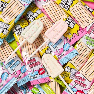 妙趣达跳跳糖奶棒棒糖果牛奶棒果味网红零食儿童休闲零食散装批发