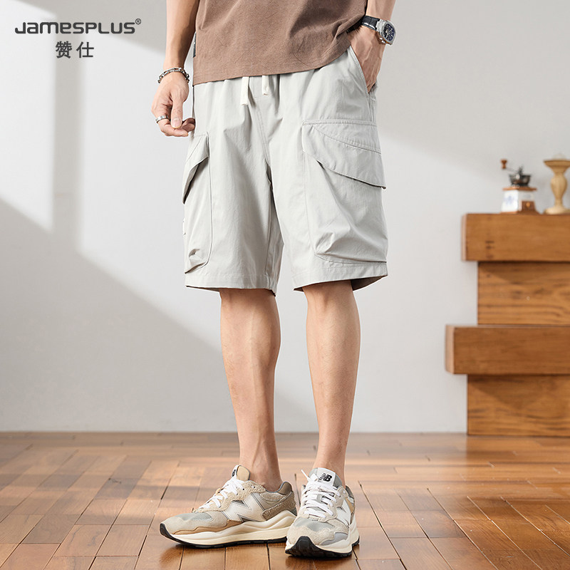 赞仕赞仕夏季2025新款男款直筒工装短裤夏季休闲裤宽松潮男时尚