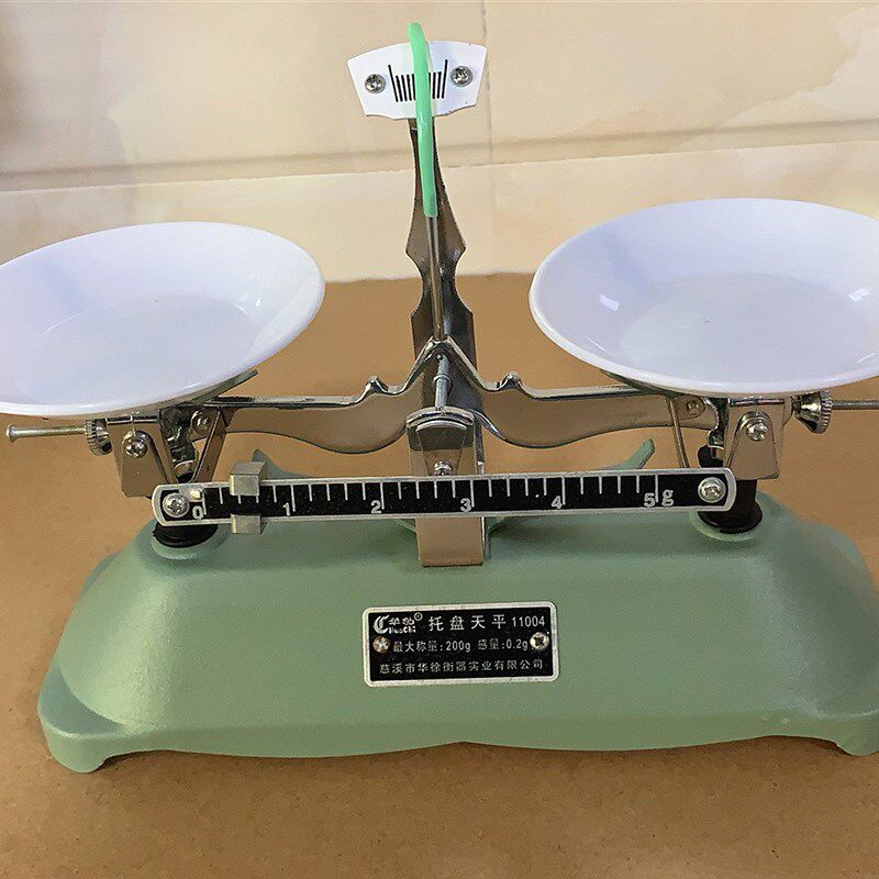 现货速发托盘天平100g200g500g1000g物理教学实验器材砝码镊子套