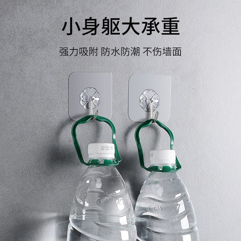 现货速发挂钩强力贴粘胶墙壁壁挂承重吸盘厨房挂勾粘贴门后免打孔