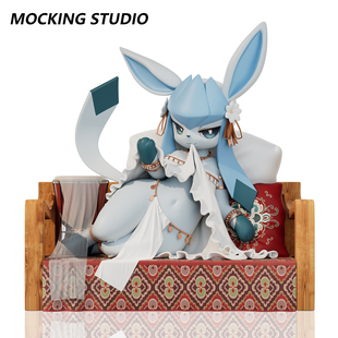 主意玩家舞娘伊布系列西域舞娘冰伊布GK手办1/20比例模型模玩摆件