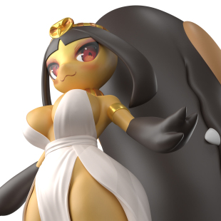 主意玩家mega埃及艳后大嘴娃1 比例手办GK模型模玩摆件玩具福瑞