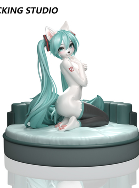 【补款吃现】主意玩家双马尾绿毛兽音01手办GK潮玩模型模玩摆件