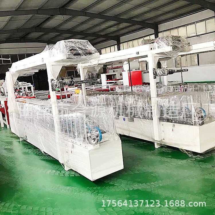木箱包装工艺品盒子包覆机 自动断膜修边 异形线条集成墙板覆膜