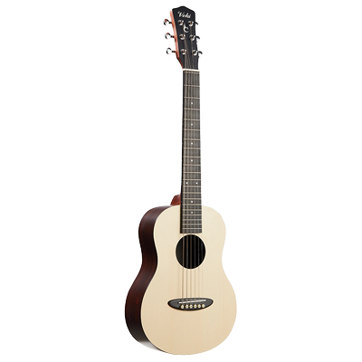 沃琪VOKI手工民谣吉他灵犀28寸旅行迷你女生儿童小吉他电箱