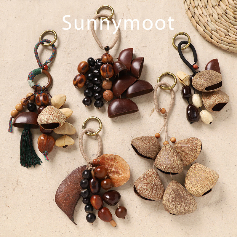 山下同款果壳铃挂件天然种子壳高级感手摇铃果实挂件配饰包包装饰,服饰配件/皮带/帽子/围巾,包挂件,淘宝优惠券,粉丝福利购,淘宝优惠卷