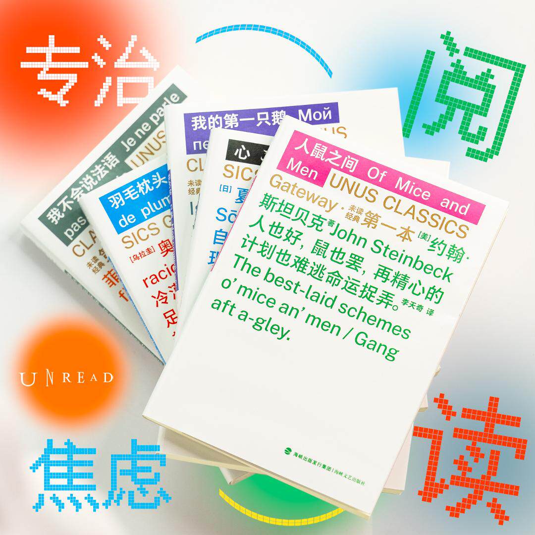 【套装限赠】未读经典第一本系列 我不会说法语 羽毛枕头 人鼠之间 心 我的第一只鹅  凯瑟琳 基罗加 外国经典文学口袋本 - 实物图