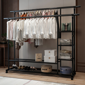 落地挂衣架室内衣架落地衣架子家用阳台卧室晾衣架衣帽架落地衣架