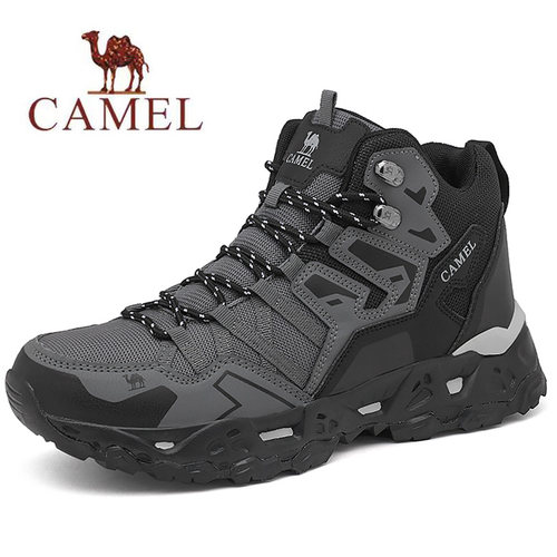 骆驼男鞋秋冬新款高帮户外登山鞋