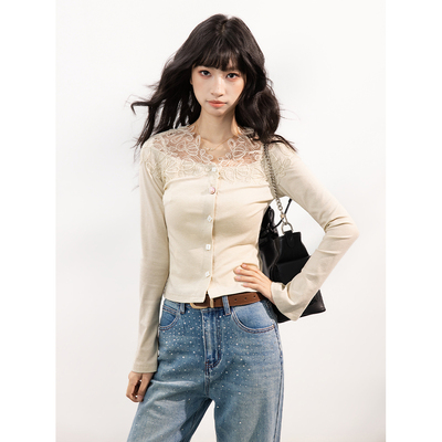 莱赛尔小开衫女2026新款上衣外套