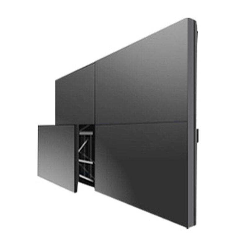 极速液晶c电视广告机显示拼接屏液压前维护伸缩支架挂墙壁挂支架