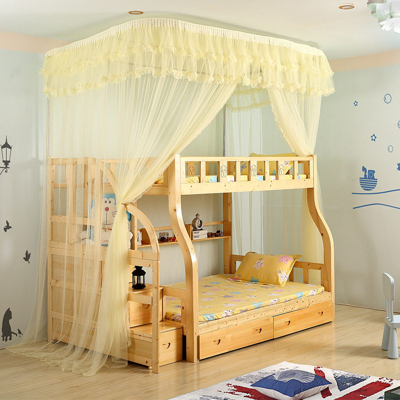 极速圣安贝 儿童高低床子母床蚊帐上下铺G挂墙拉幕双层家用1.2米1,床上用品,蚊帐,淘宝优惠券,粉丝福利购,淘宝优惠卷