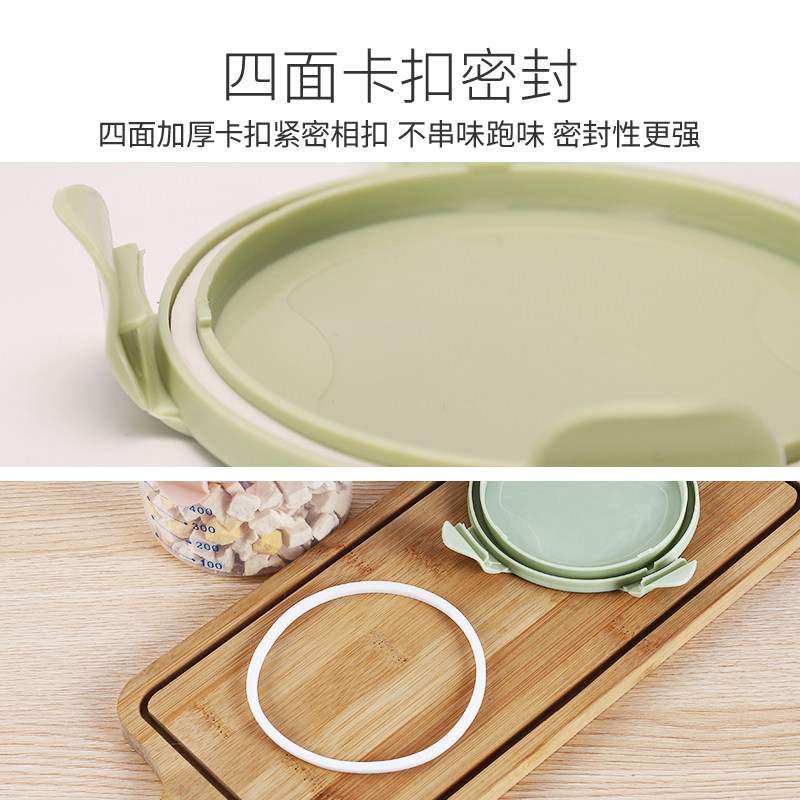 新品猫粮狗粮冻i干储粮桶猫罐头保鲜盒密封盖防潮可加热外出携带