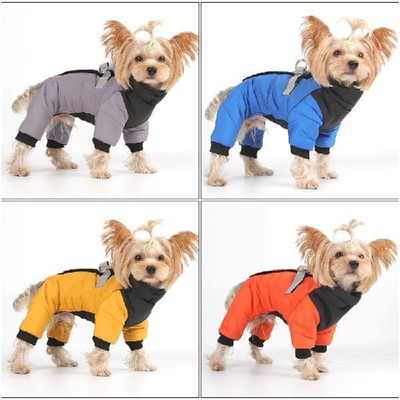 极速Winter Dog Jumpsuit Coat WaterproHof Warm Pet Dog Clothe