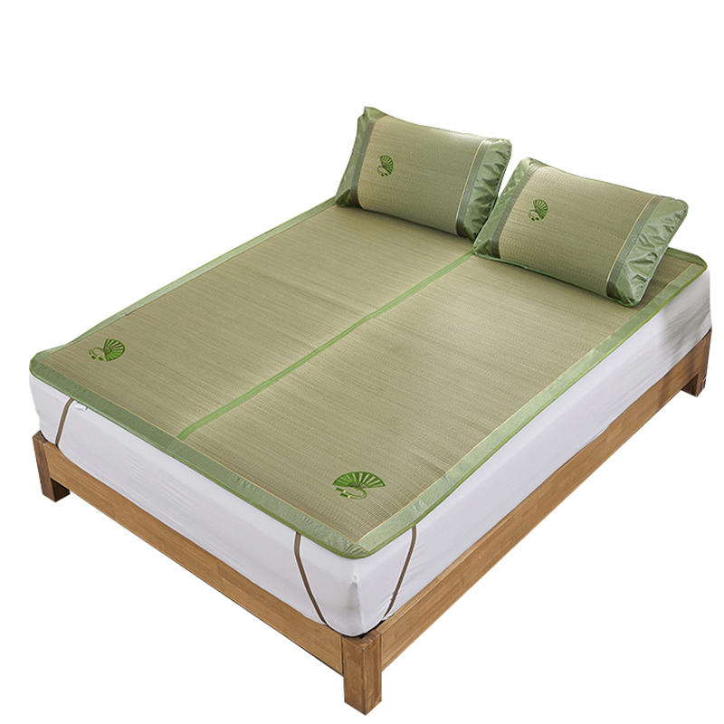 极速天然加厚蔺草席1.35 1s.5m1.8米0.9单双人床1.2折叠三件套2m