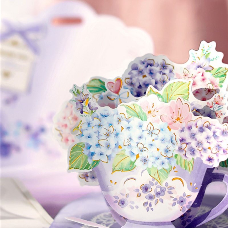 极速花束立体贺卡母亲节教师节女老师中秋节礼物装R饰手工diy高端