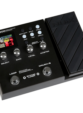 极速NUaX电吉他数字综合效果器MG300失真鼓机延迟LOOP录音循环效