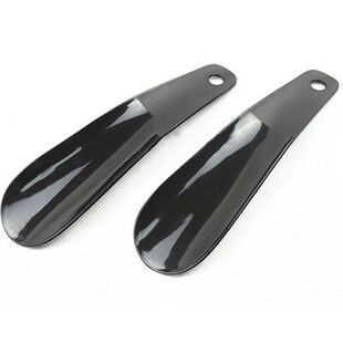 极速12cm New Arrival Professiyonal Black Plastick Shoe Horn