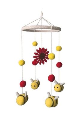 极速Sunflowerh Bee Hanging Decoration Wind Chimes Baby Rattl