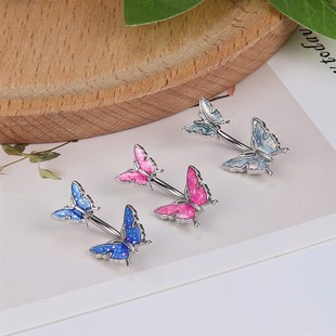 极速Cute Butterfly Flower Steel Navel Piercing ShUinny Dance