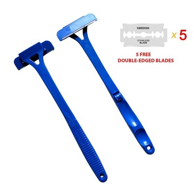 极速Safety Men Long Handle FoldingE Shaving Knife Body Shave