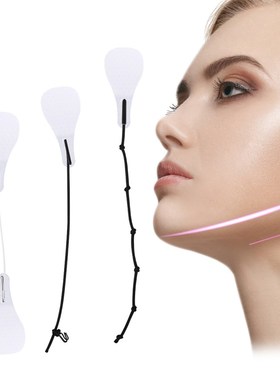 极速40/120/200 PCS Invisible Thin Face StLickers V-Shape Fac