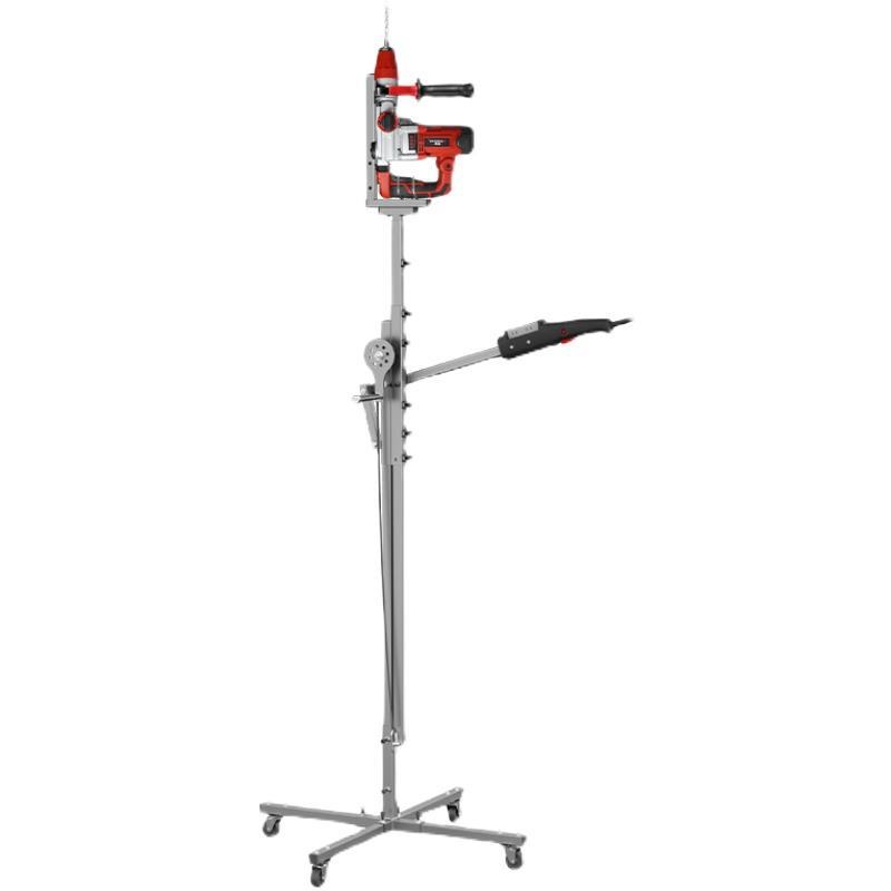 极速轮盘升降式电锤钻支架伸缩架子支伸缩杆冲击钻悬吊.式天花板