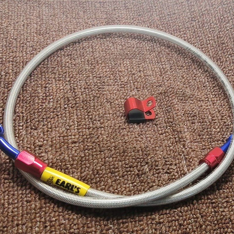 极速改装DIO/ZX JOG50/90金属刹车油M管85CM电动车 小牛9号