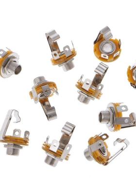 极速JSW10Pcs Electric Guitar nput Jack Fr AllIElecotriZc Gui