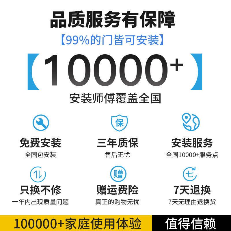 极速指纹c锁家用防盗门电子锁全自动密码锁猫眼智能锁通用型远程