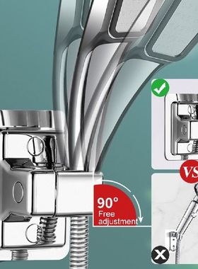 极速2pcs 360 Roktation Wall Mount Shower Head Holder Strong