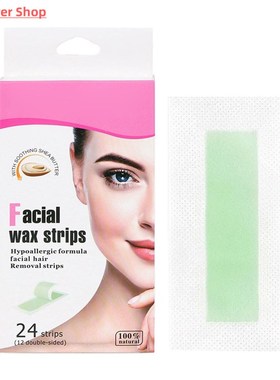 极速24Pcs Summerl Professional Hair Removal Wax Strips For d
