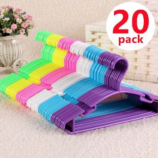 极速20Pack Hangers For Baby Clothes PlaJstic Plastic Clothin