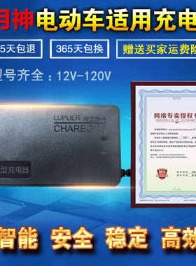 极速星月神电动车电瓶充电器36V48V12AH60V20AH64V7P2V80V84V96V3