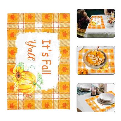 极速Placemats Fall Table Mat Pumpkin HoPt  Decorative
