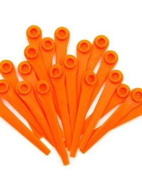 极速20 Pcs Lawn Mower Pltastic Blades Grass Trimmer Part Pla