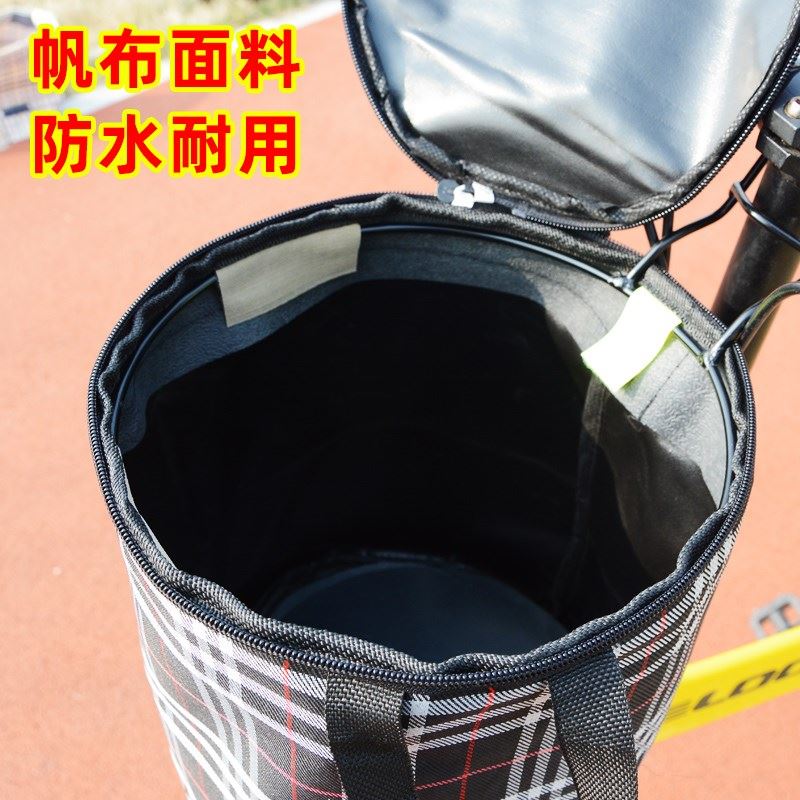 极速电动车前置物箱自行车车筐前车筐篮子儿童K折U叠单车通用框筐