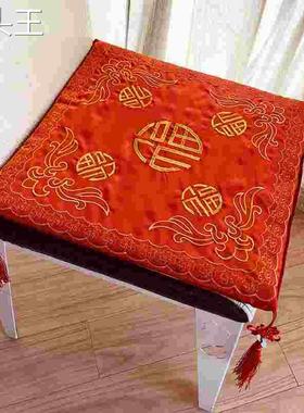 极速敬茶跪垫坐垫婚礼家用中式椅垫坐福红色喜Y庆婚庆用品