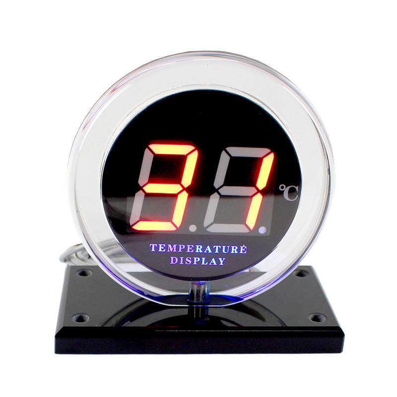 极速现货水晶f温度计显示器室内家用大棚水温温度显示器温湿度计