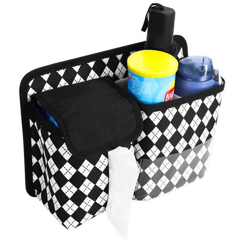 新品车载a垃圾桶纸巾盒二合一汽车后排内用挂式垃圾袋箱多功能收