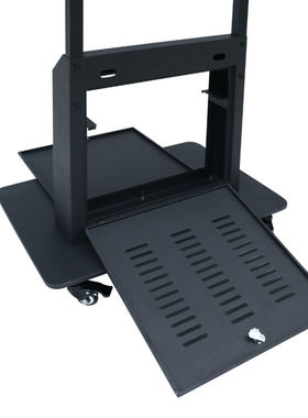 极速晶固jg8032v80英q寸液晶电视移动支架带会议终f端.主机箱柜落