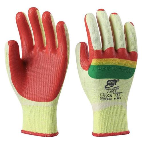 极速十指佳人狼行记双狼手套劳保底片耐磨防滑建筑工W地胶皮工作