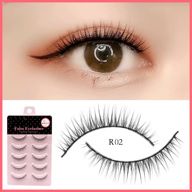极速5/10Pairs 3d lashes false eyelashes eyeN fake lash eyela