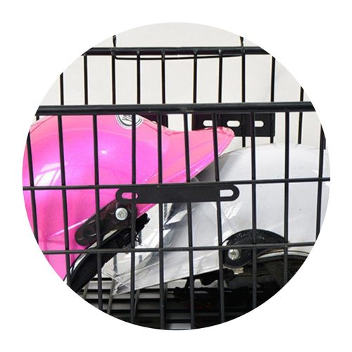 极速电动b车後置储物包自行车後座架置物筐後车筐放书包车篮大容