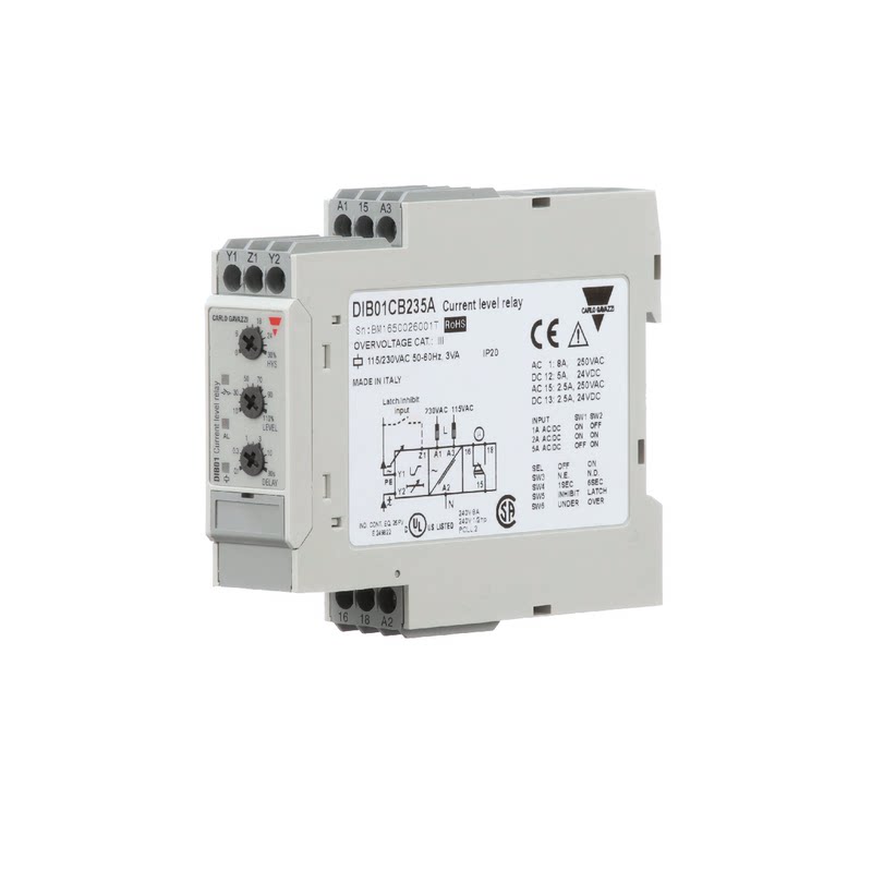 极速(议价)DIB01CB23y5A原装全新导轨型过电流保护器继电器